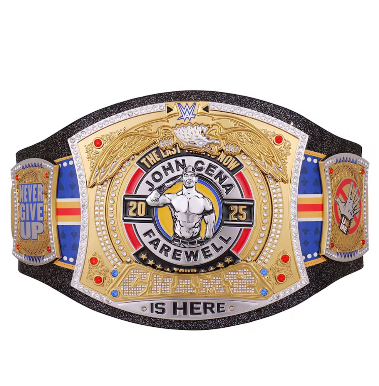John Cena Farewell Tour 2025 Las Vegas Spinner Championship Replica Title Belt 2mm Brass  John Cena Farewell Tour 2025 Las Vegas Spinner Championship Replica Title Belt 2mm Brass