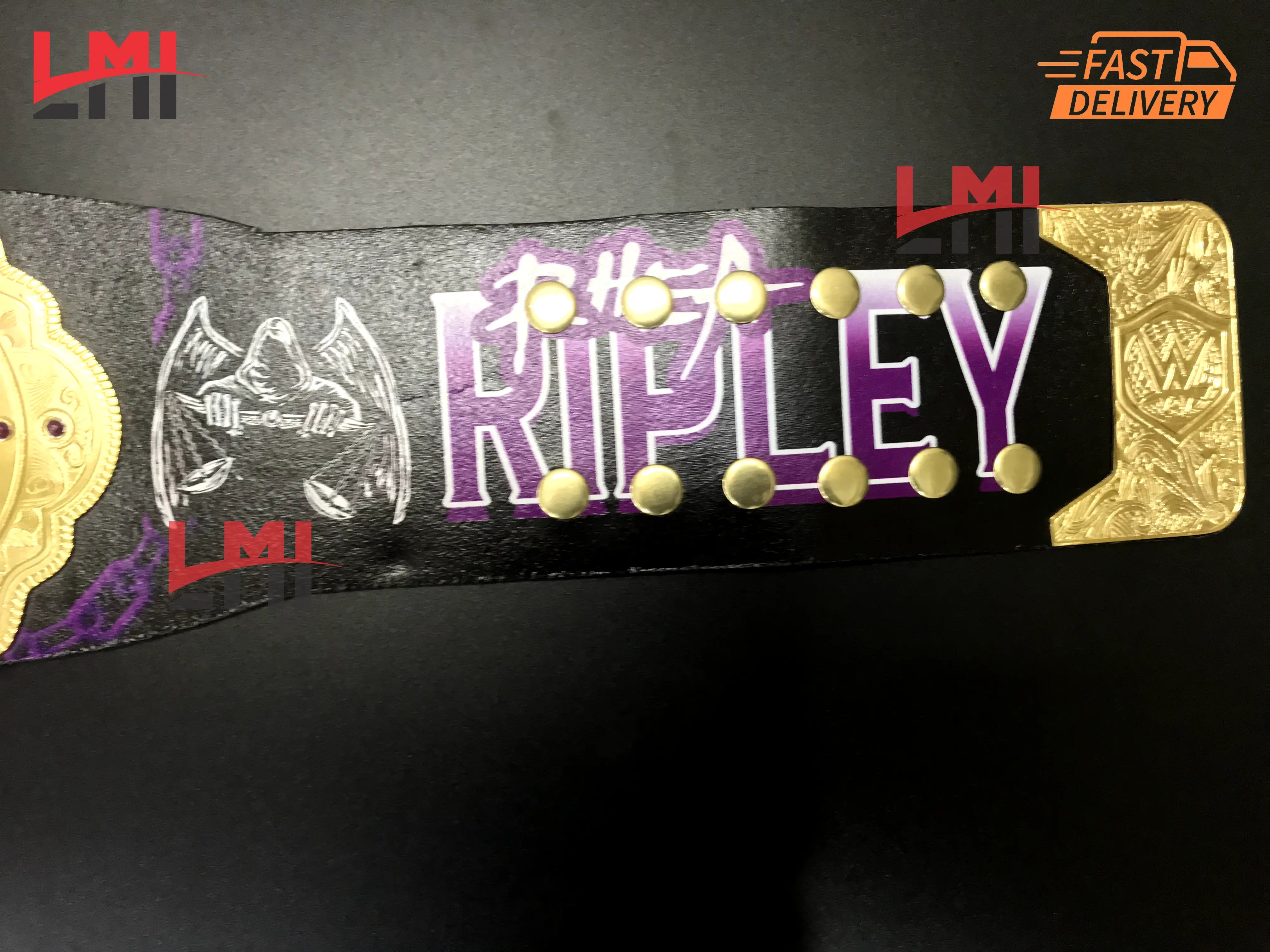 Rhea Ripley Custom Women's World Heavyweight Championship Belt 2mm Brass  Rhea Ripley Custom Women's World Heavyweight Championship Belt 2mm Brass