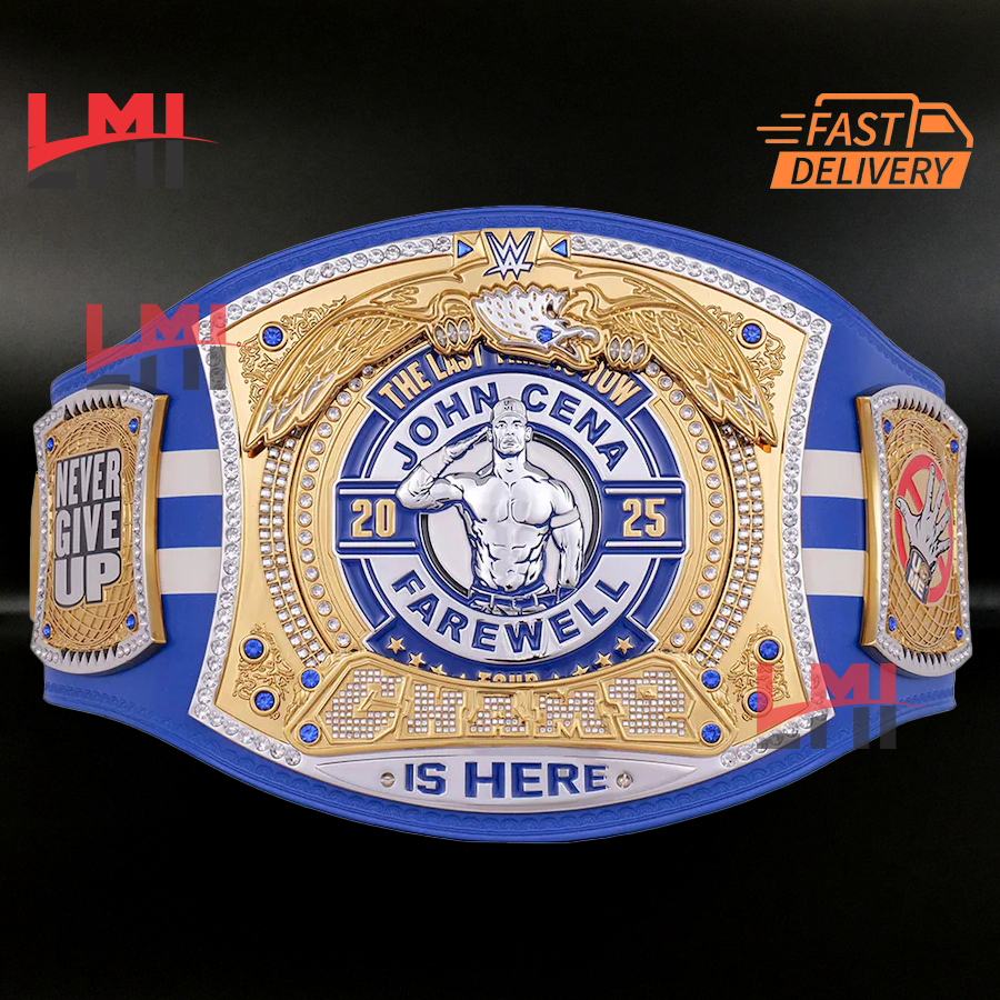 John Cena Farewell Tour 2025 Indianapolis Spinner Championship Belt Wrestling 2mm Brass  John Cena Farewell Tour 2025 Indianapolis Spinner Championship Belt Wrestling 2mm Brass