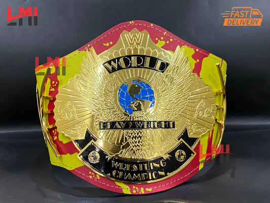 Tribute Hulk Hogan Winged Eagle Championship Belt Title Wrestling Belt