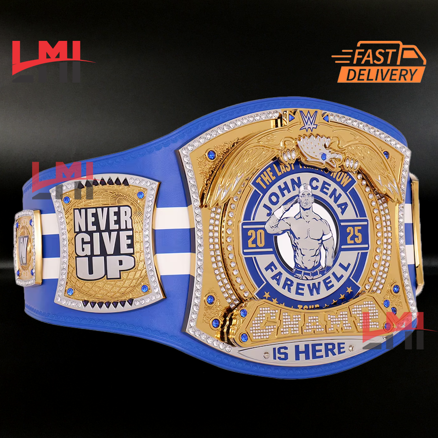 John Cena Farewell Tour 2025 Indianapolis Spinner Championship Belt Wrestling 2mm Brass  John Cena Farewell Tour 2025 Indianapolis Spinner Championship Belt Wrestling 2mm Brass