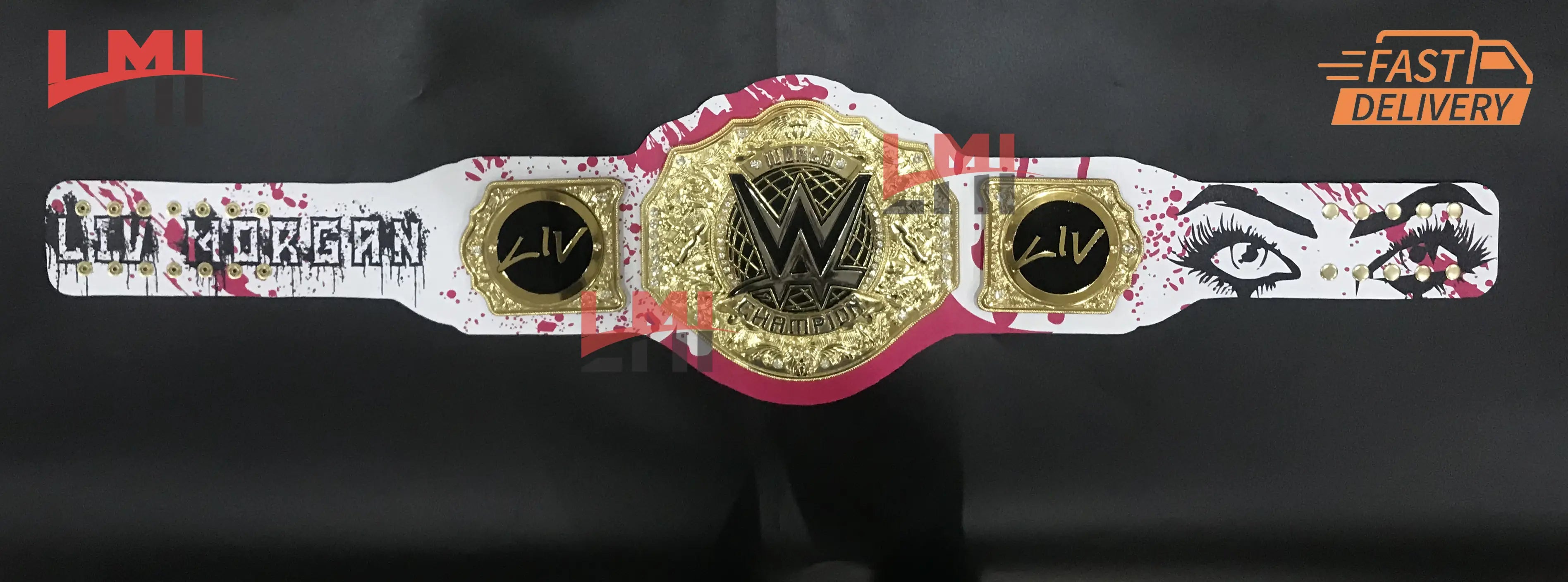 Custom Liv Morgan Women's World Heavyweight Championship Belt 