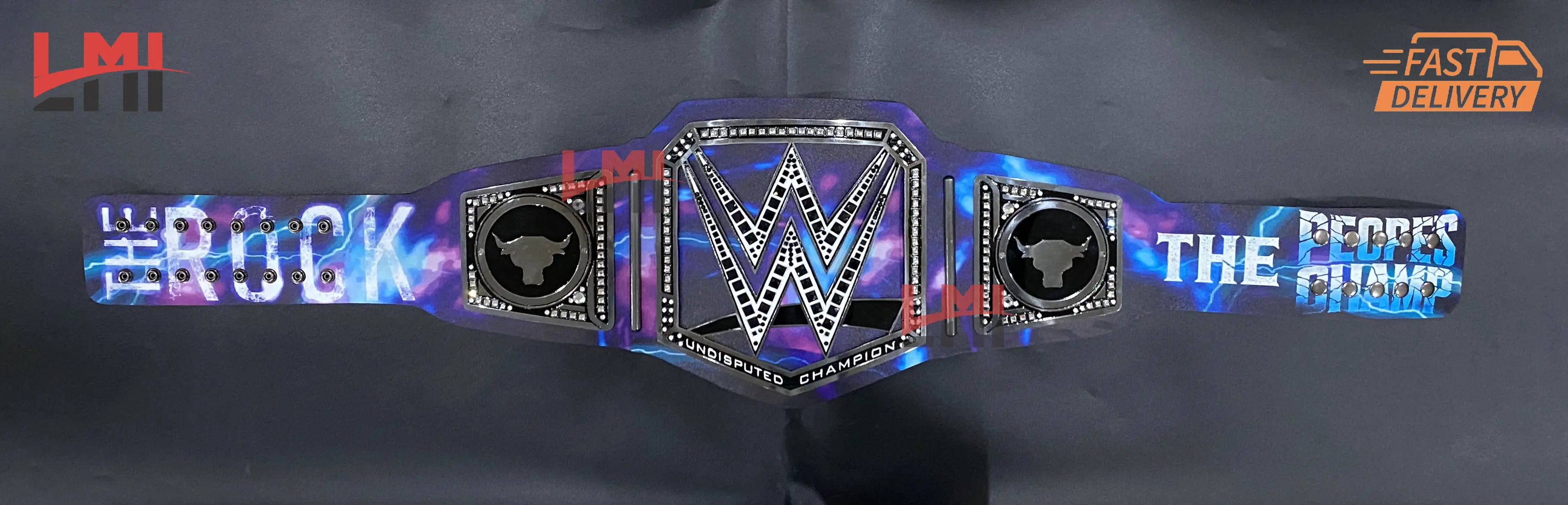 Custom The Rock Final Boss Universal Championship Belt Wrestling 2mm Brass