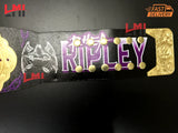 Rhea Ripley Custom Women's World Heavyweight Championship Belt 2mm Brass 