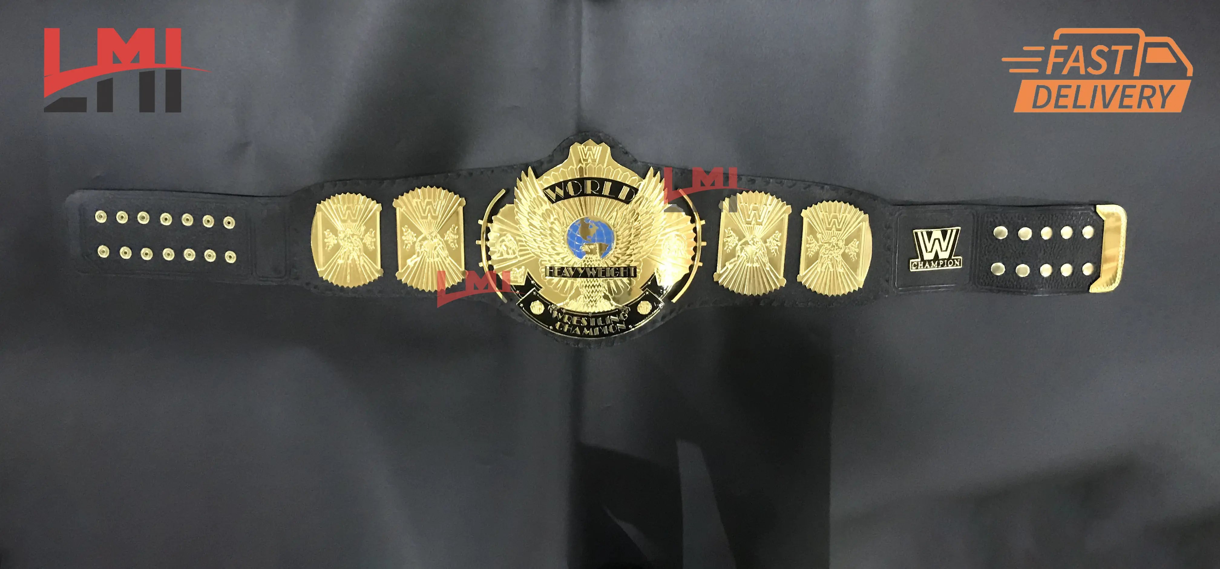 WWE Winged Eagle Championship Belt Wrestling Replica Belt 2mm - LMI Championship Belts