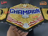 WWE La Knight Signature United States Championship Belt Replica Title Wrestling Belt 4mm - LMI Championship Belts