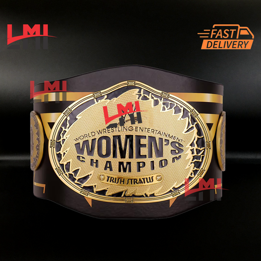 Custom Trish Stratus Signature Series Women's Championship Belt Wrestling