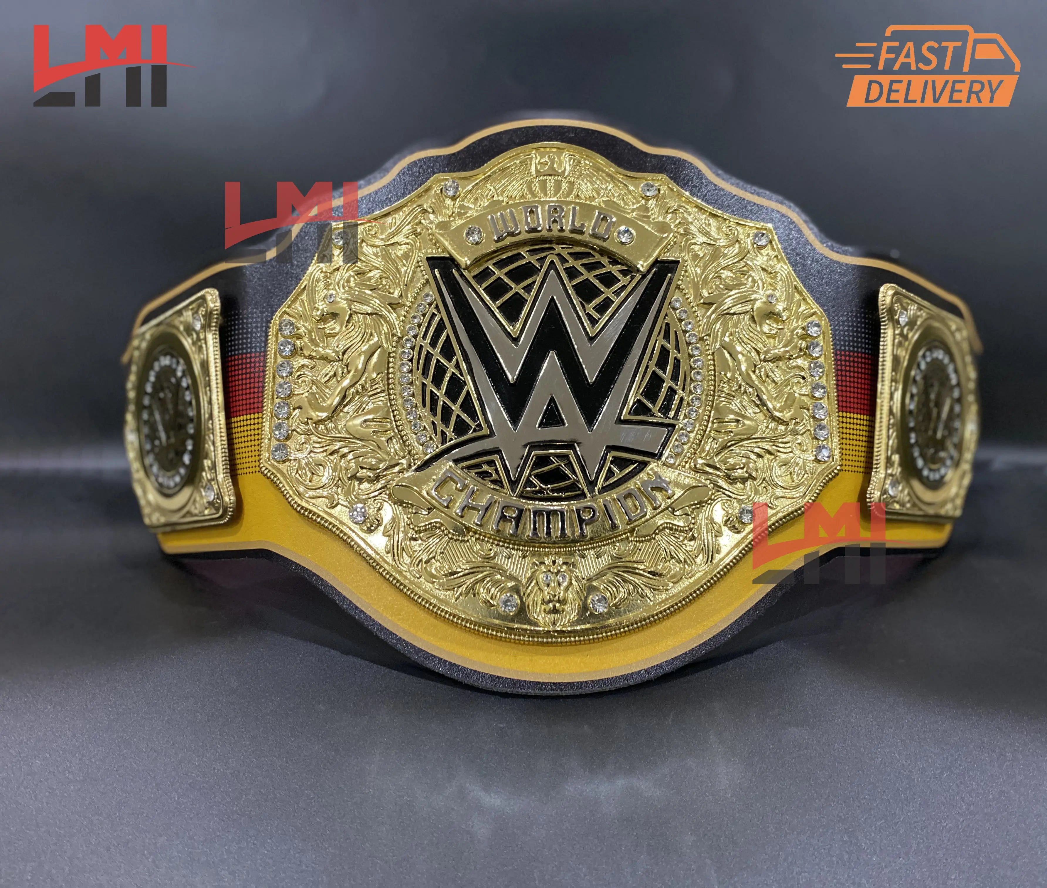 Bash in Berlin World Heavyweight Championship Belt Replica Title Wrestling Belt 6mm 