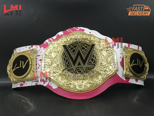 Custom Liv Morgan Women's World Heavyweight Championship Belt 