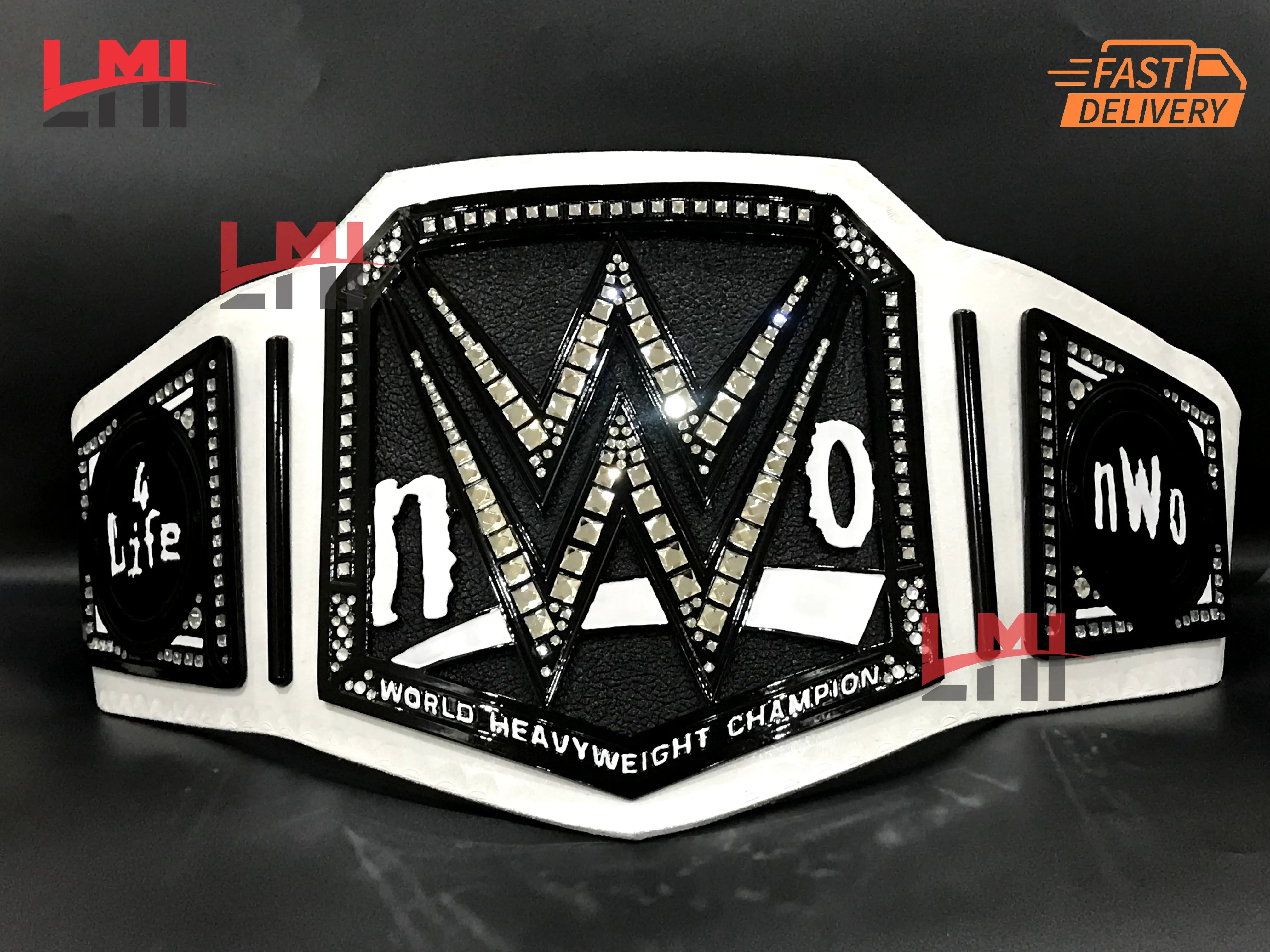 Custom NWO Signature Universal World Heavyweight Championship Belt 2mm - LMI Championship Belts