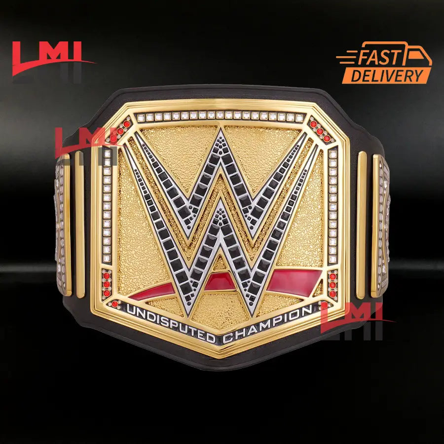 Undisputed Championship Belt Wrestling Replica Belt 10mm Diecast 