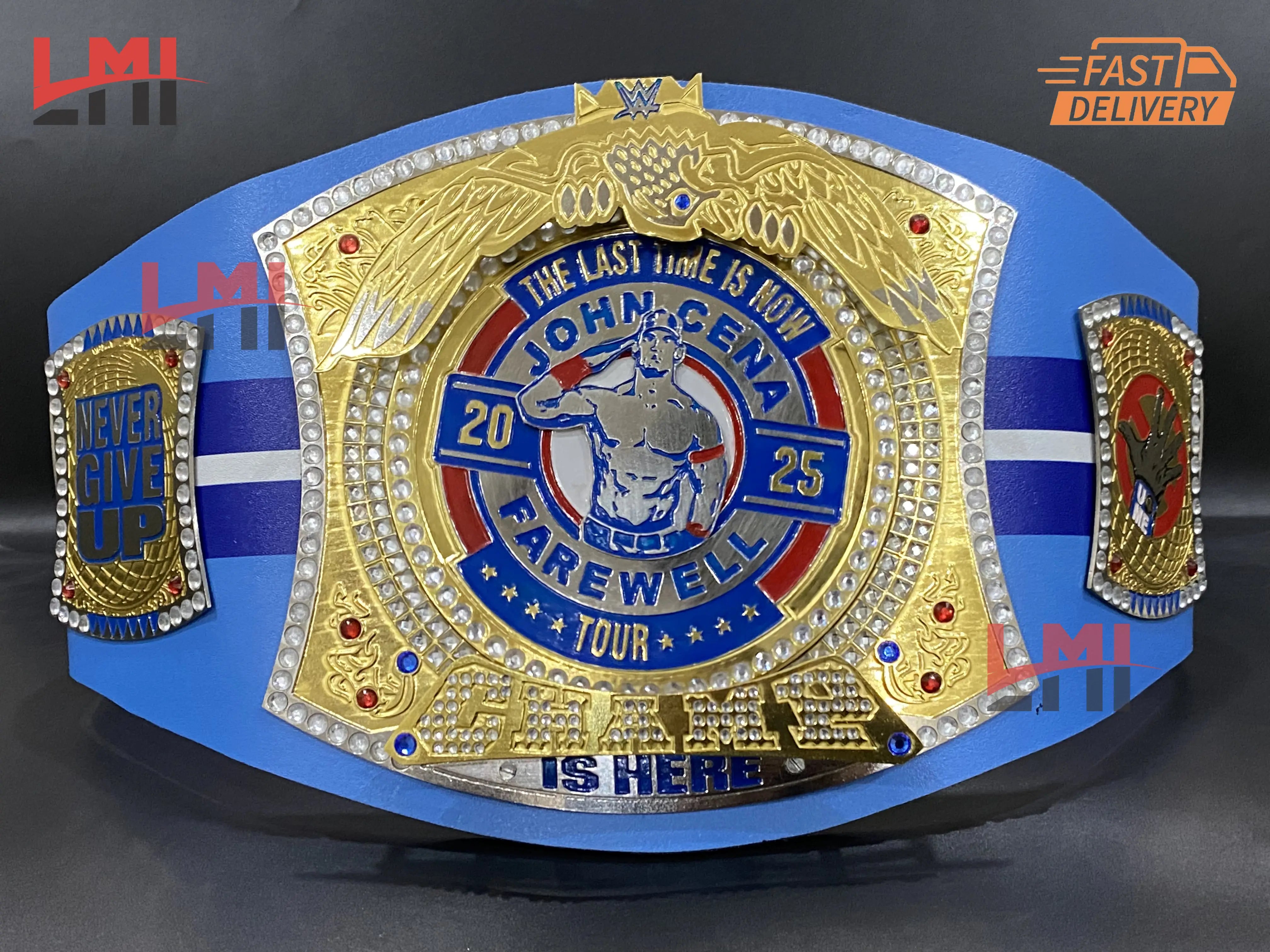 John Cena Farewell Tour 2025 Torronto Spinner Championship Belt Wrestling Brass 