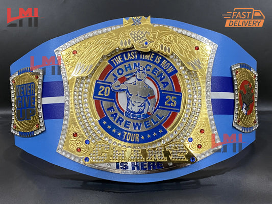 John Cena Farewell Tour 2025 Torronto Spinner Championship Belt Wrestling Brass 