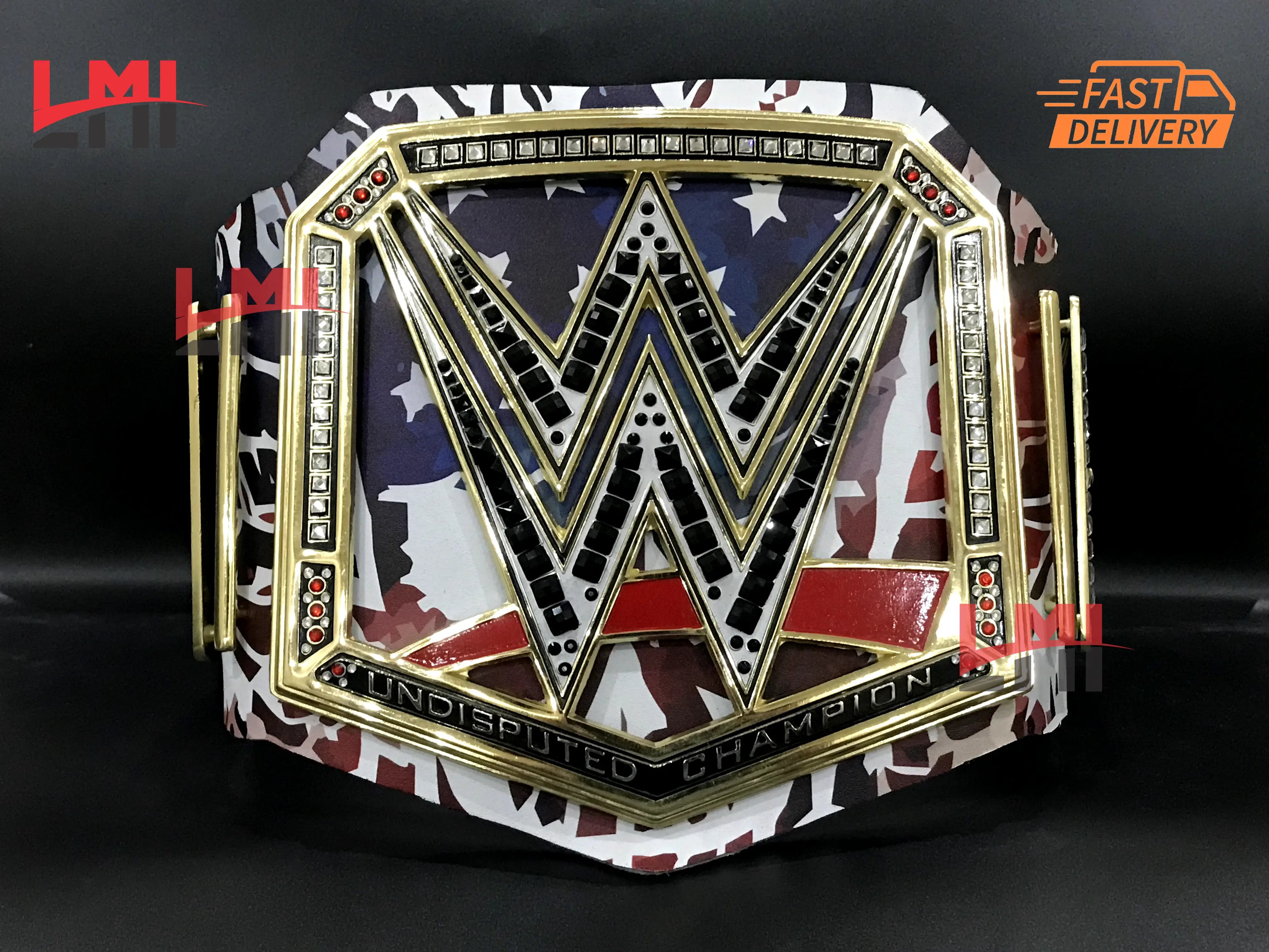 New Custom Cody Rhodes Championship Belt Wrestling Belt 4mm Diecast - LMI Championship Belts