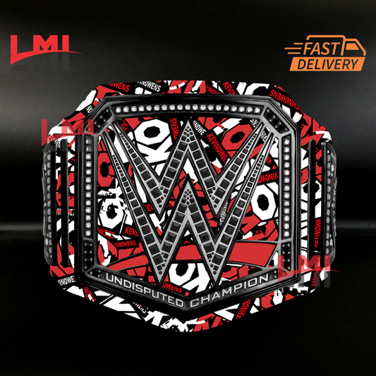 Custom Kevin Owens Universal Replica Championship Belt Wrestling 2mm Brass - LMI Championship Belts