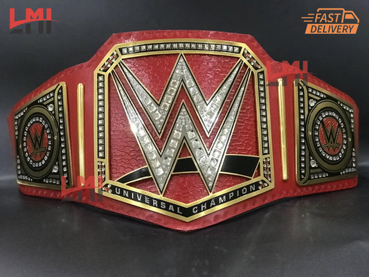 WWE Red Universal World Heavyweight Replica Championship Belt 