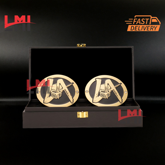 La Knight Yeah Signature Black Side Plates 4mm 