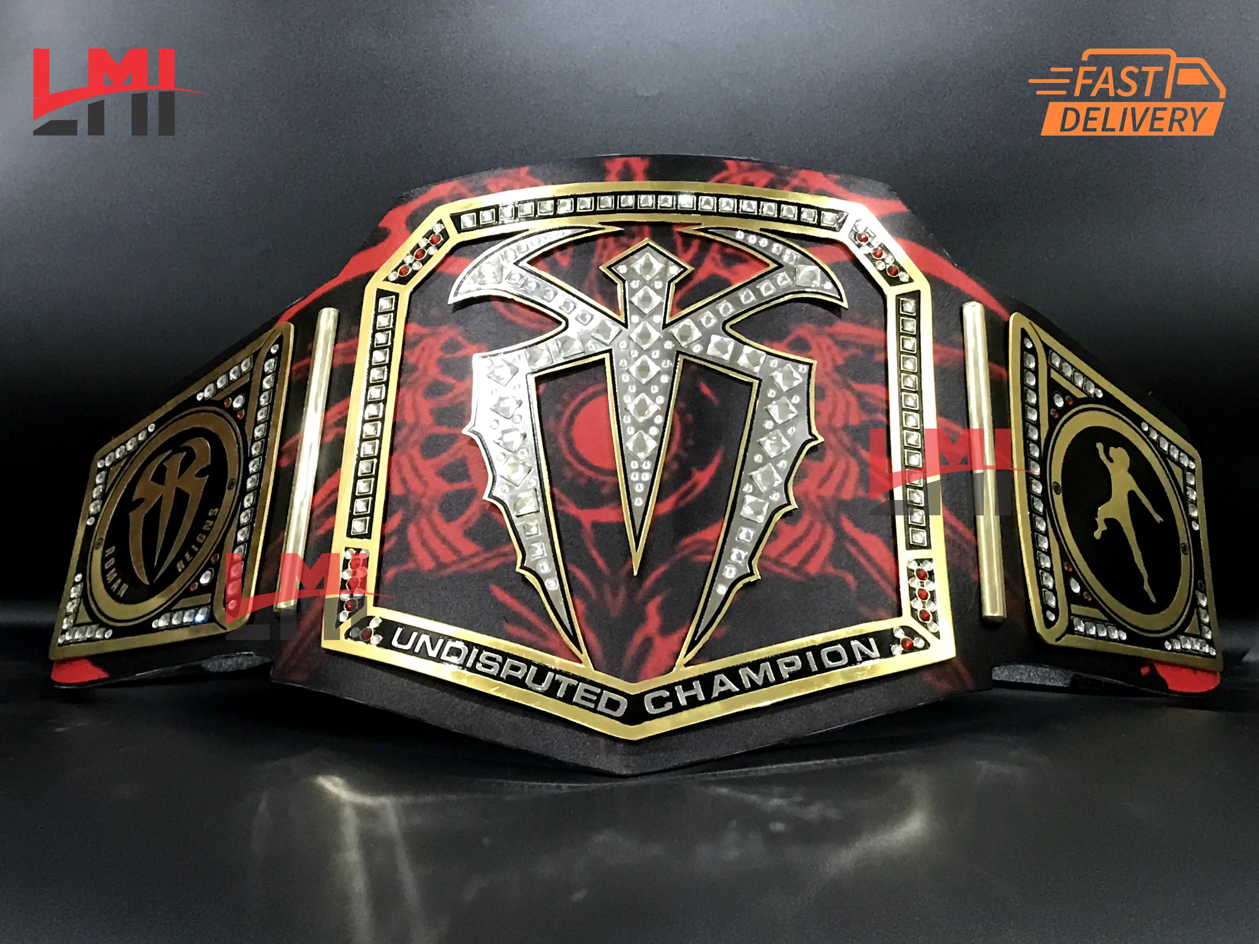 Custom Roman Reigns Universal Replica Championship Belt 2mm Brass 