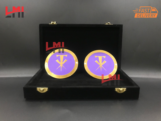 WWE The Undertaker Signature Black Side Plates 4mm 