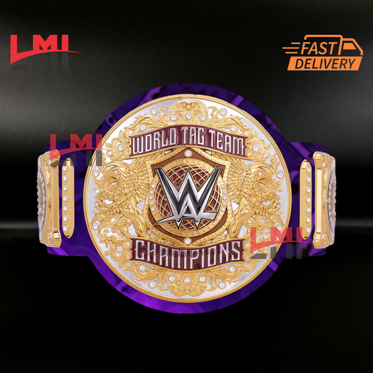 Custom Judgement Day New World Tag Team Heavyweight Championship Belt 4mm Diecast - LMI Championship Belts