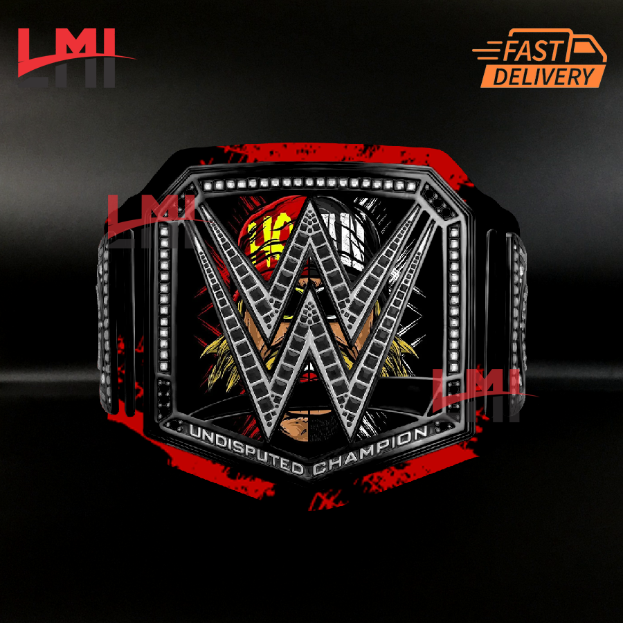 Custom tribute to Hulk Hogan Universal Championship Belt Title Wrestling Belt 2mm Brass 