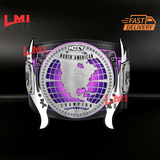 Custom Dominik Mysterio NXT North American Championship Belt 2mm Brass - LMI Championship Belts