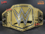 WrestleMania 41 Golden Championship Belt Las Vegas WWE Replica Title 2mm/6mm Diecast - LMI Championship Belts
