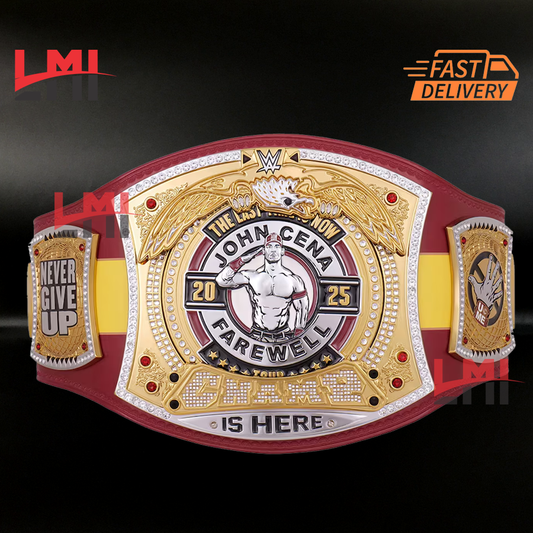 John Cena Farewell Tour 2025 Brussels Spinner Championship Belt Wrestling