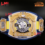 John Cena Farewell Tour 2025 Glasgow Spinner Championship Belt Wrestling Brass