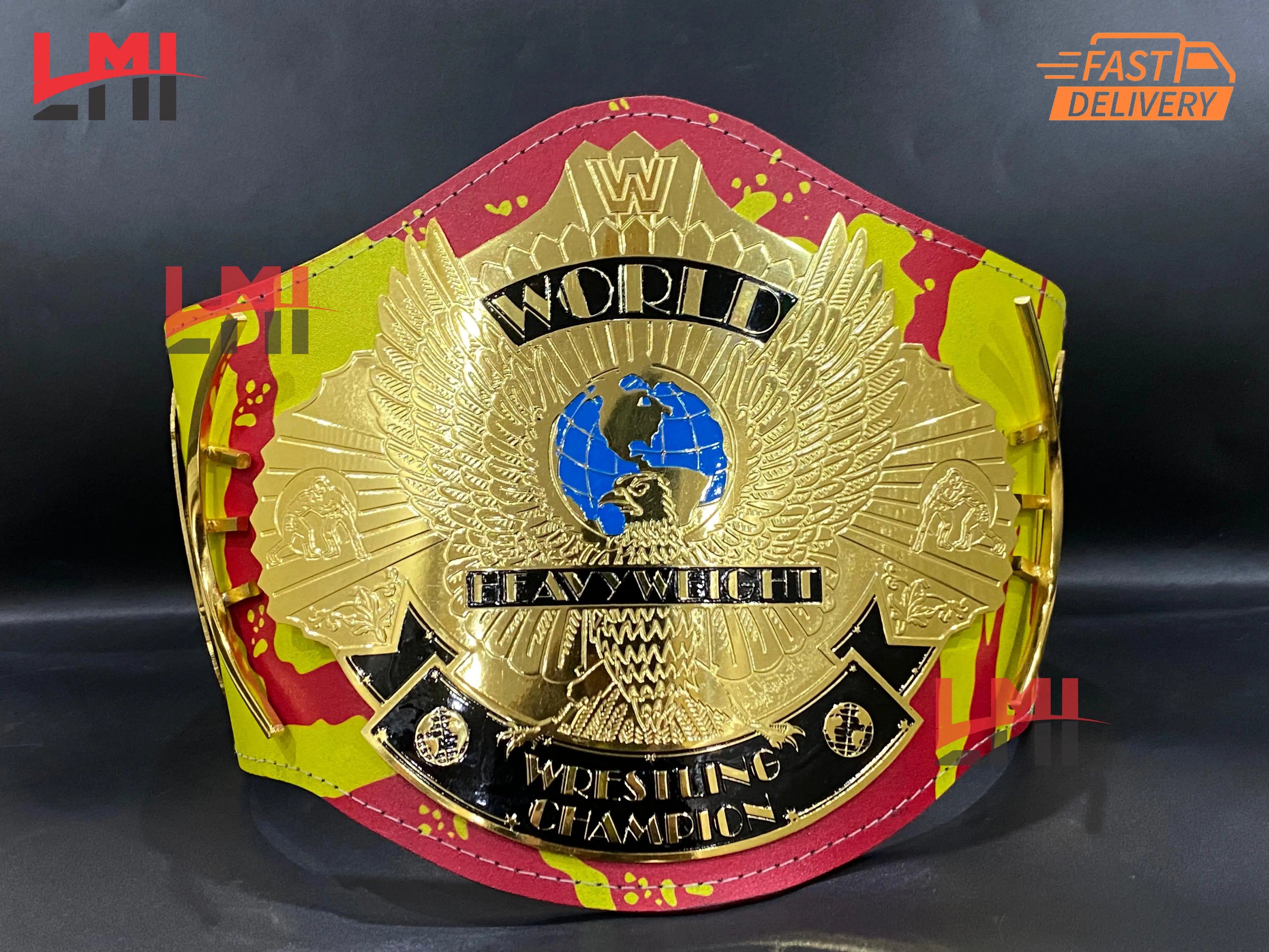 Tribute Hulk Hogan Winged Eagle Championship Belt Title Wrestling Belt 
