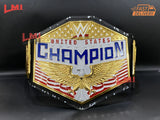 WWE La Knight Signature United States Championship Belt Replica Title Wrestling Belt 4mm - LMI Championship Belts