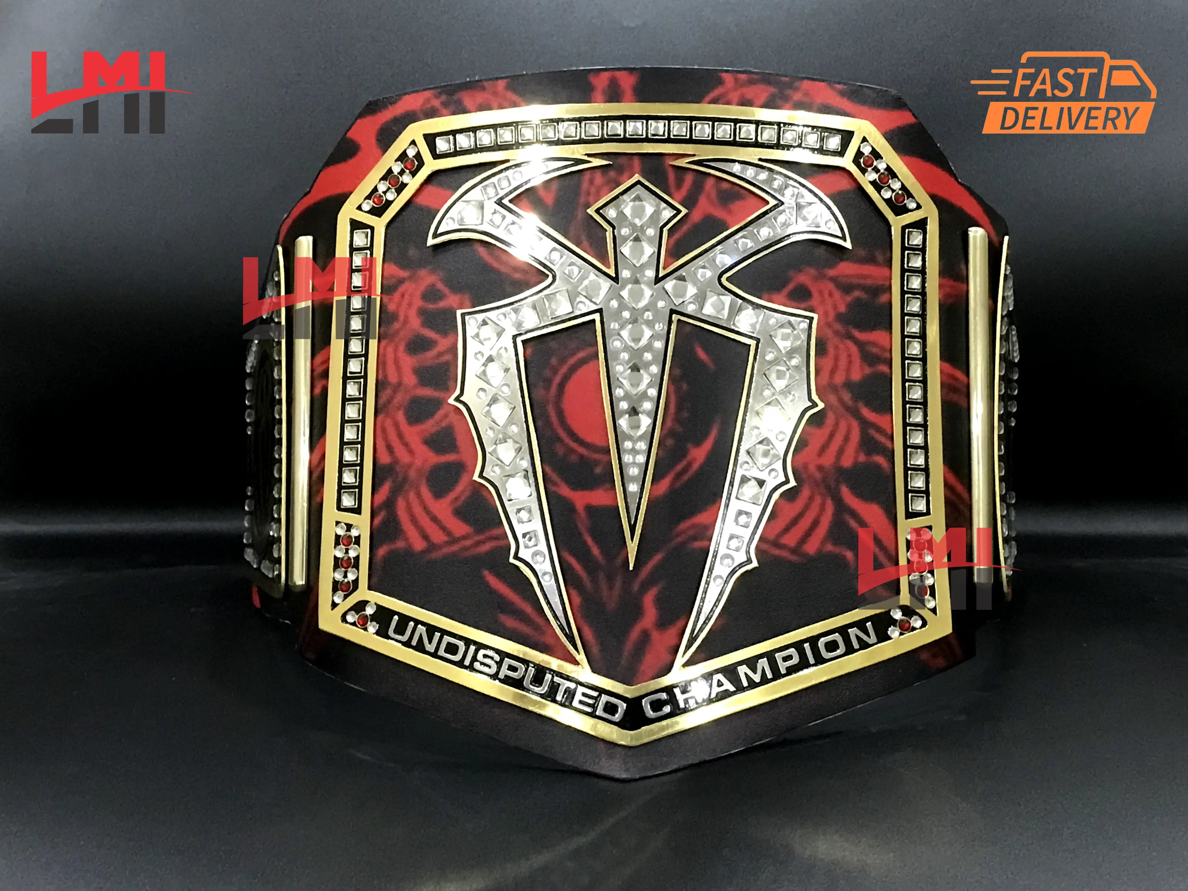 Custom Roman Reigns Universal Replica Championship Belt 2mm Brass 
