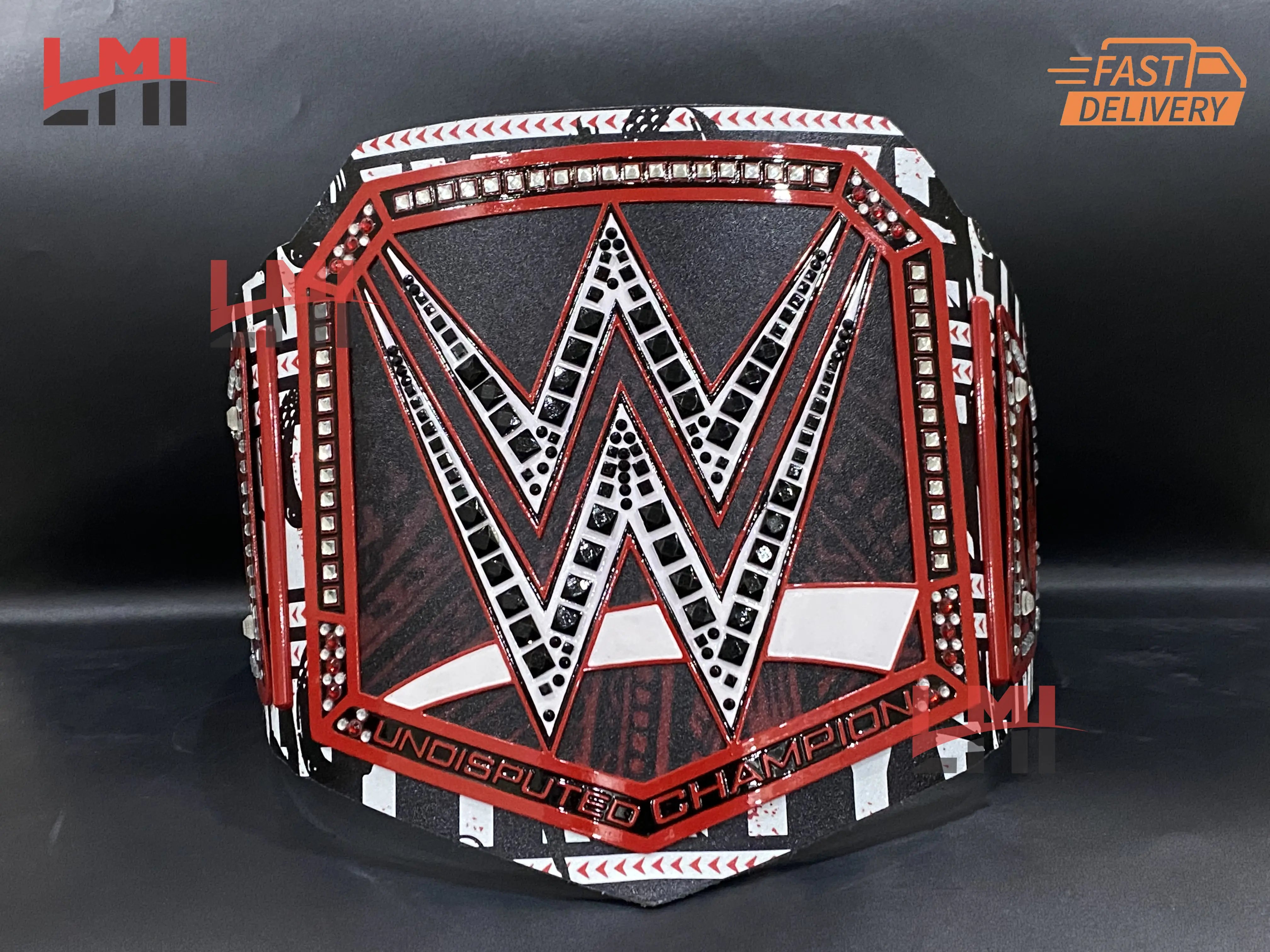 Custom No Yeet Championship Wrestling Belt 2mm Brass - LMI Championship Belts