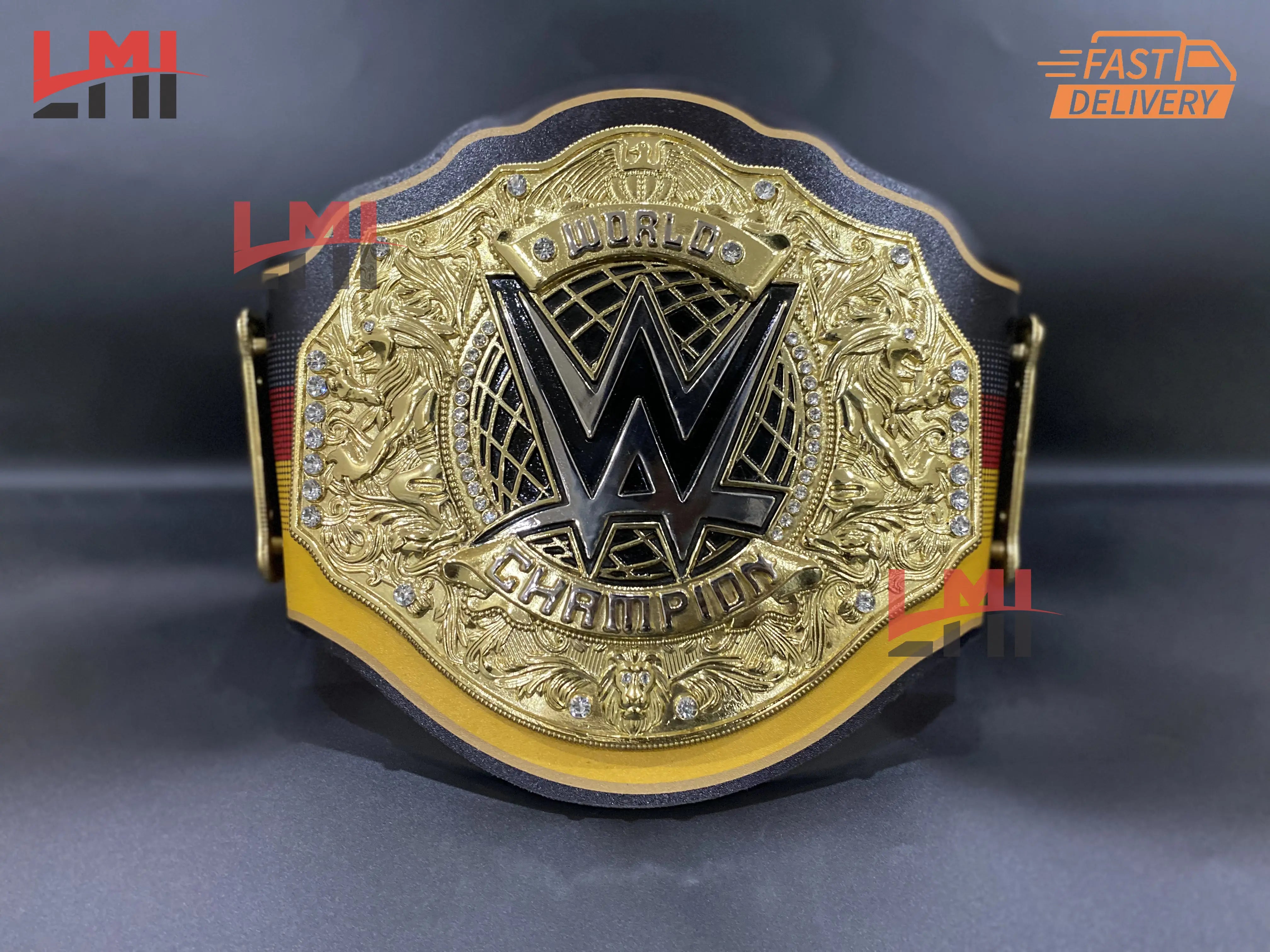 Bash in Berlin World Heavyweight Championship Belt Replica Title Wrestling Belt 6mm 