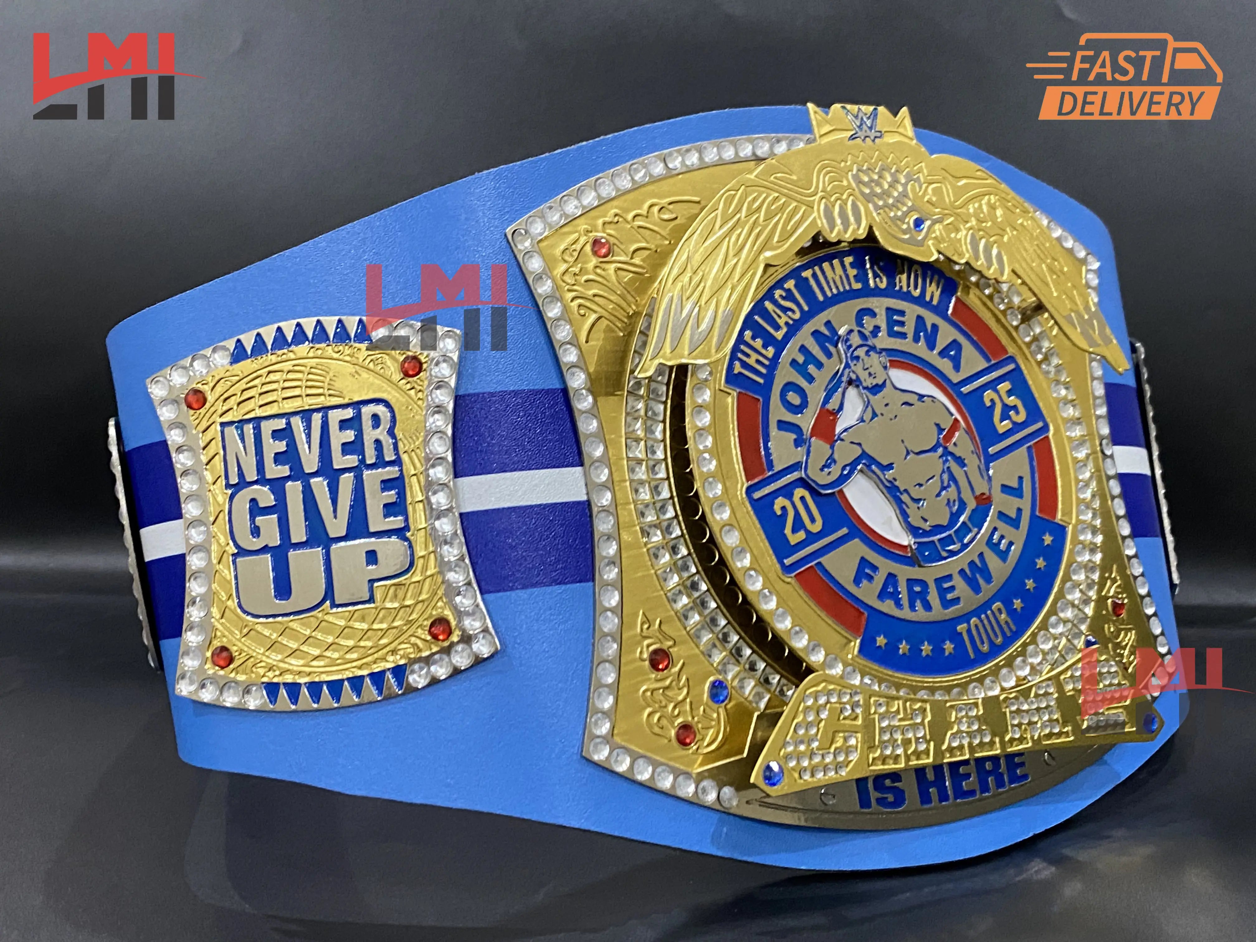 John Cena Farewell Tour 2025 Torronto Spinner Championship Belt Wrestling Brass 