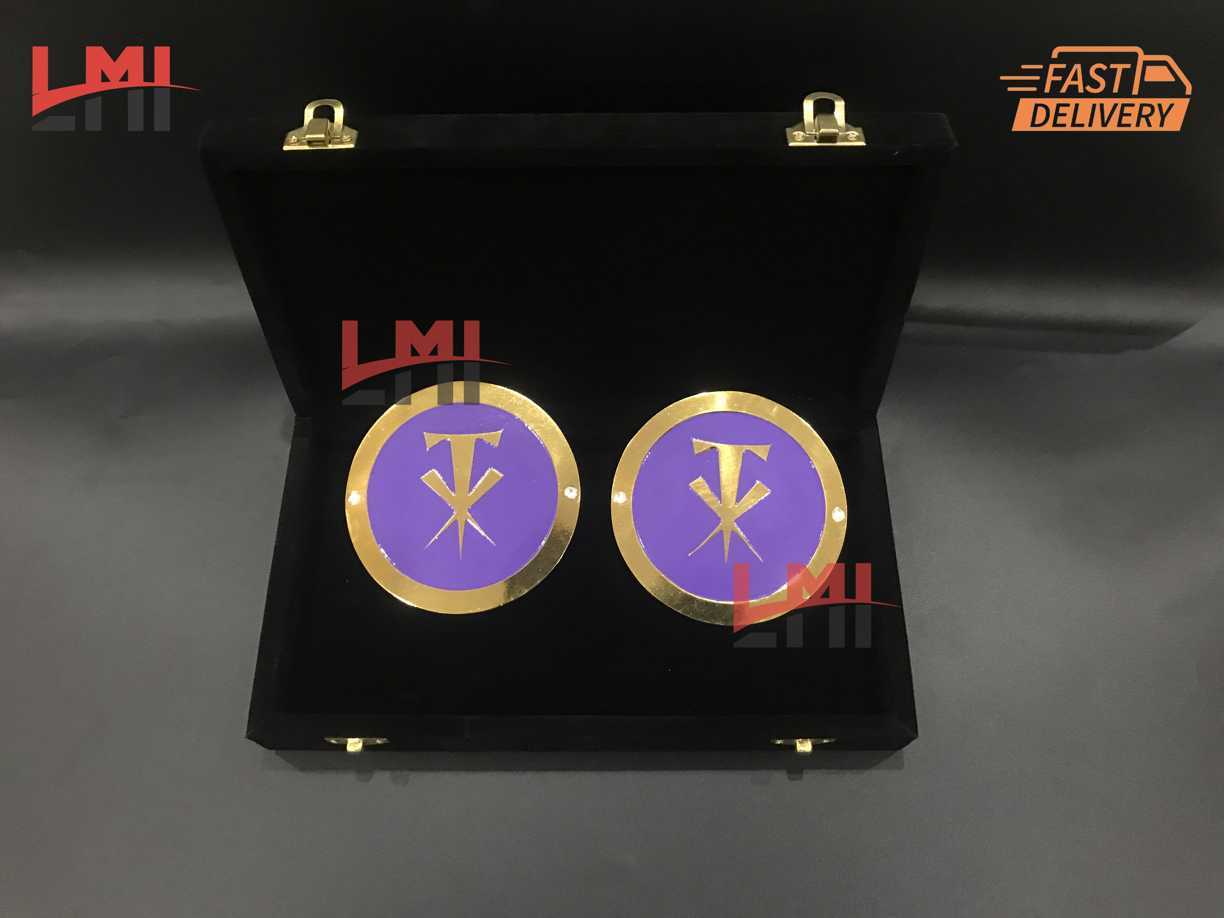 WWE The Undertaker Signature Black Side Plates 4mm 