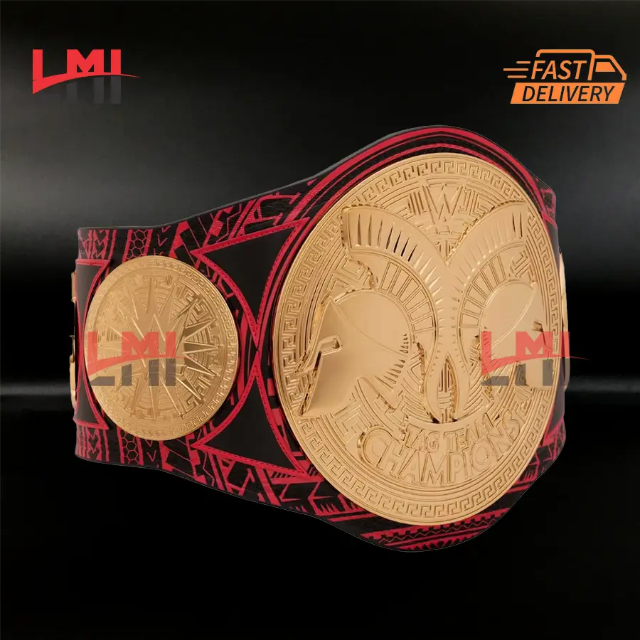 WWE Usos Signature Series Tag Team Championship Belt 2mm Brass 