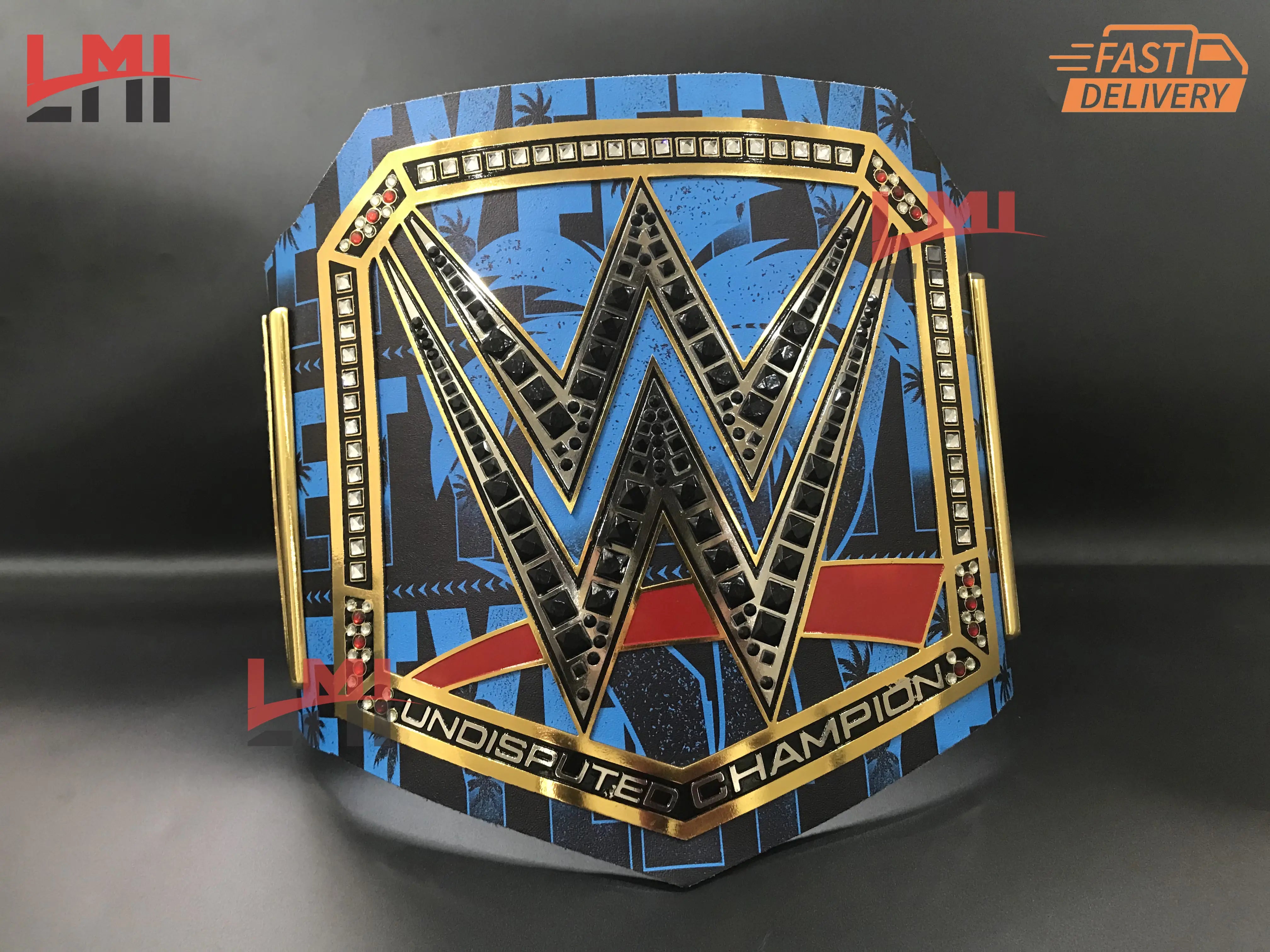 Custom Yeet Jey Uso Championship Belt Wrestling Belt 2mm Brass 
