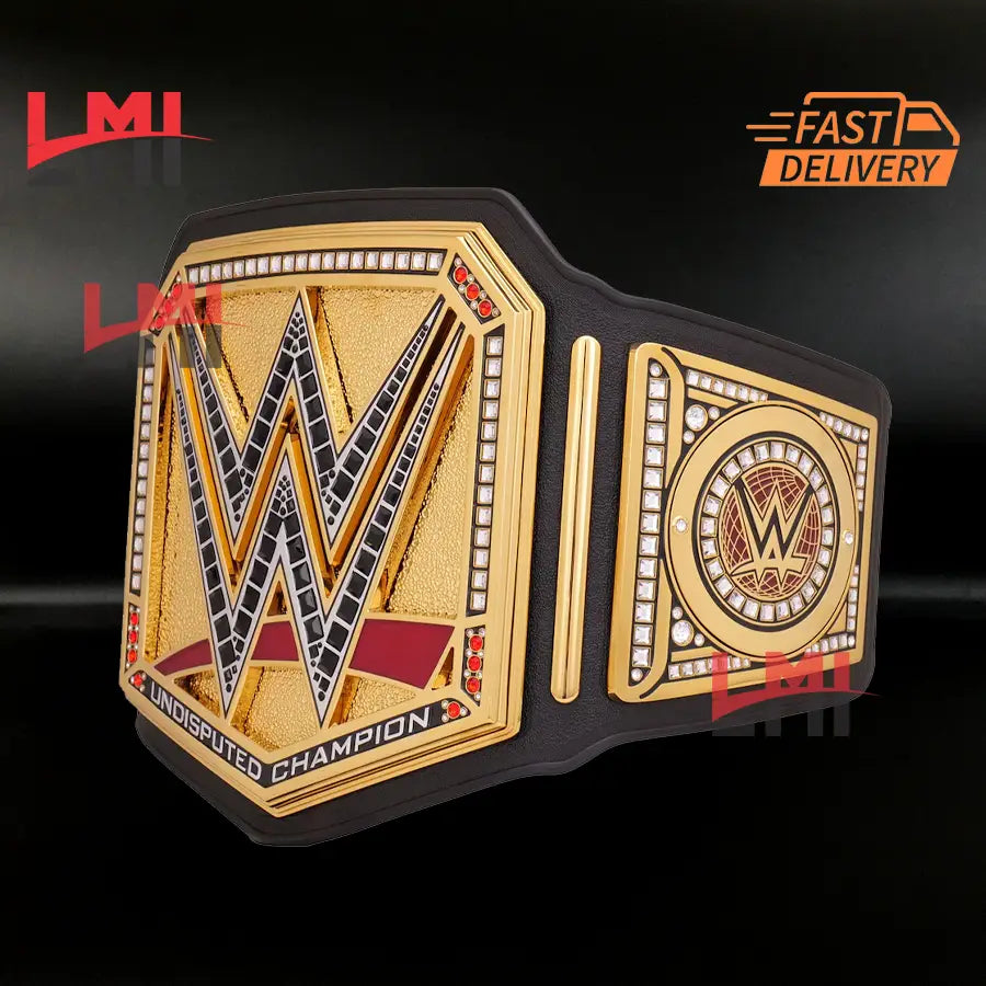 Undisputed Championship Belt Wrestling Replica Belt 10mm Diecast 