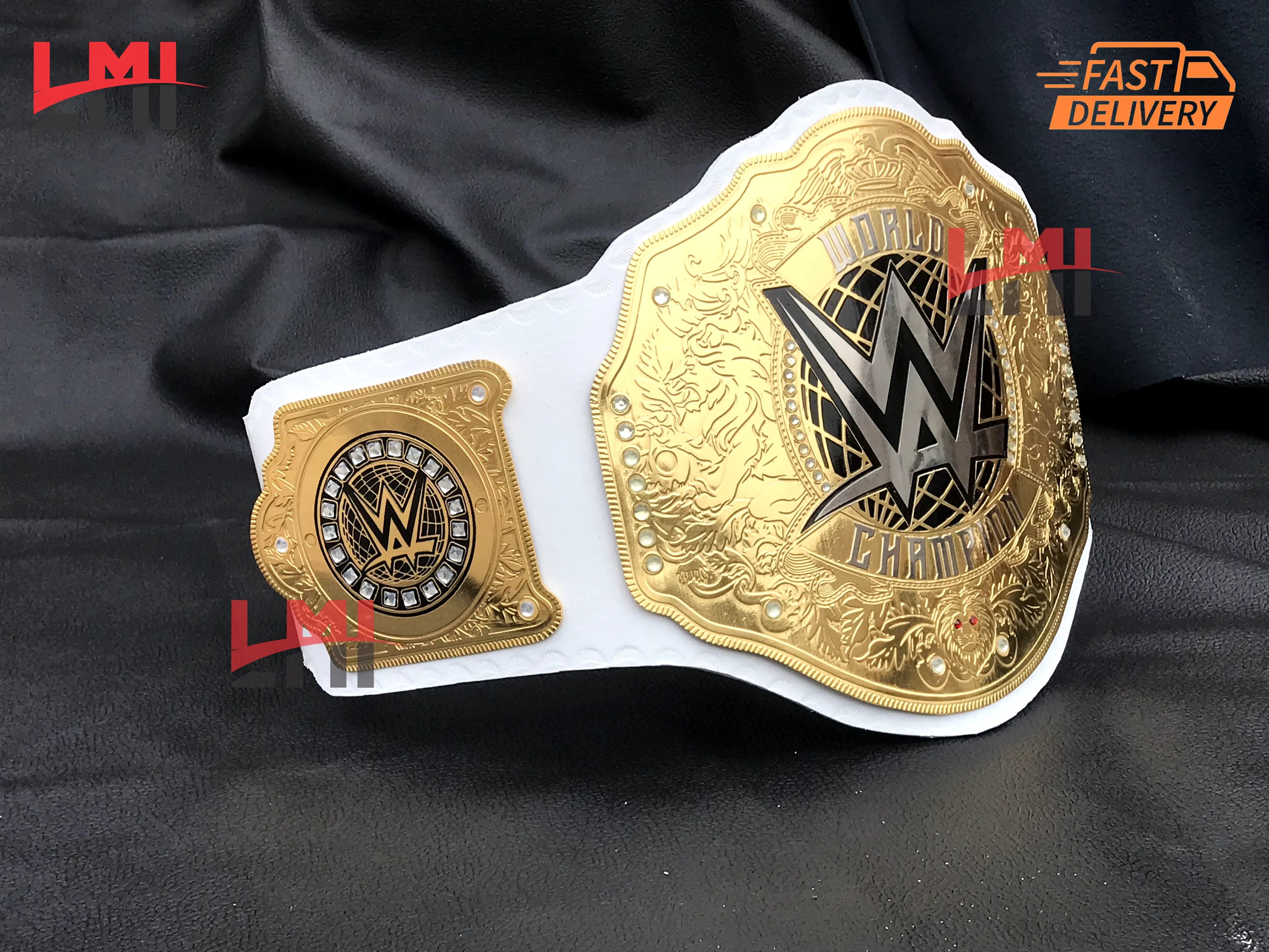 Women's World Heavyweight Championship Belt Wrestling 2mm Brass - LMI Championship Belts