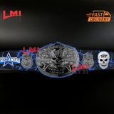 Custom Smoking Skull Limited Edition Replica Championship Belt Wrestling 2mm Brass - LMI Championship Belts