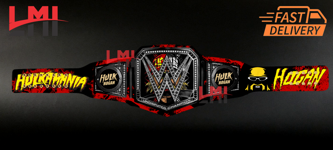Custom tribute to Hulk Hogan Universal Championship Belt Title Wrestling Belt 2mm Brass 