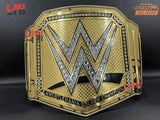 WrestleMania 41 Golden Championship Belt Las Vegas WWE Replica Title 2mm/6mm Diecast - LMI Championship Belts