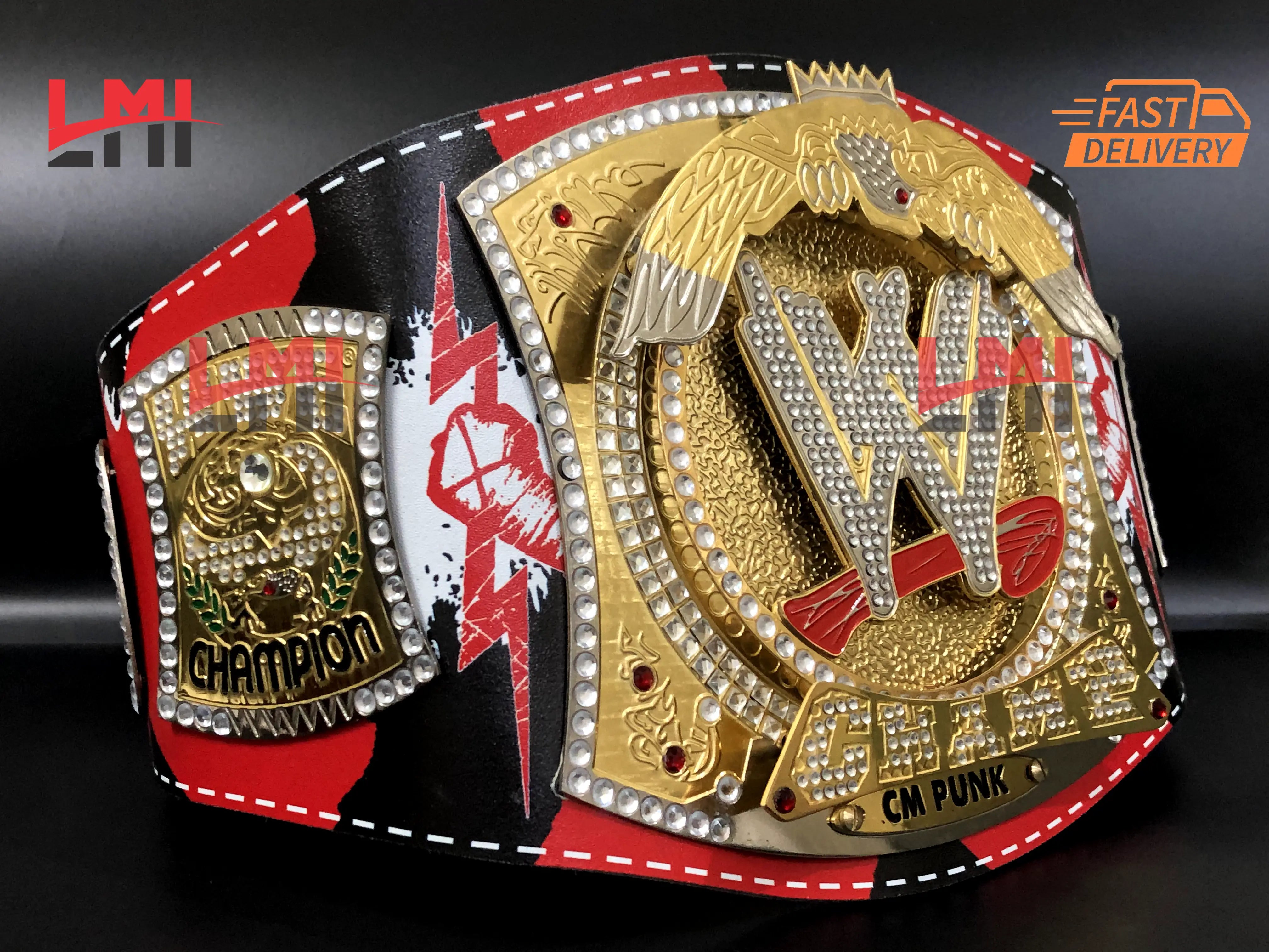 CM Punk Spinner World Heavyweight Championship Belt Replica 