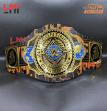 Custom Jey Uso Yeet Intercontinental Championship Belt Replica Wrestling Belt 2mm Brass 