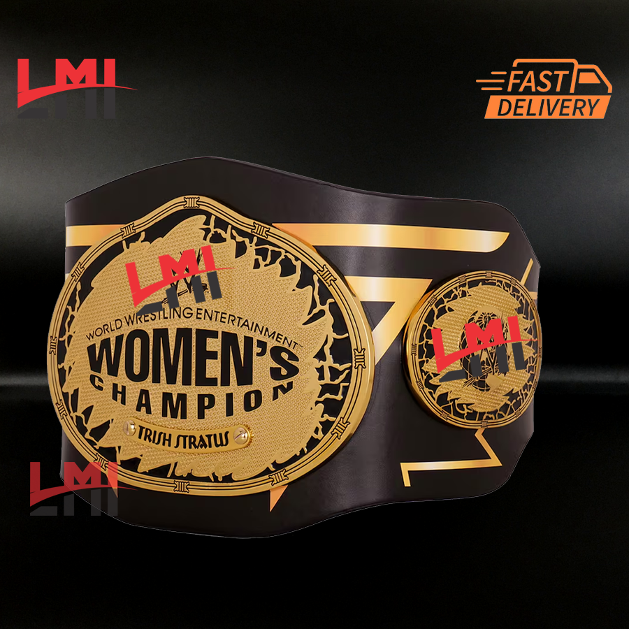 Custom Trish Stratus Signature Series Women's Championship Belt Wrestling