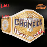 WWE Women's United States Championship Belt Wrestling 2mm Brass - LMI Championship Belts