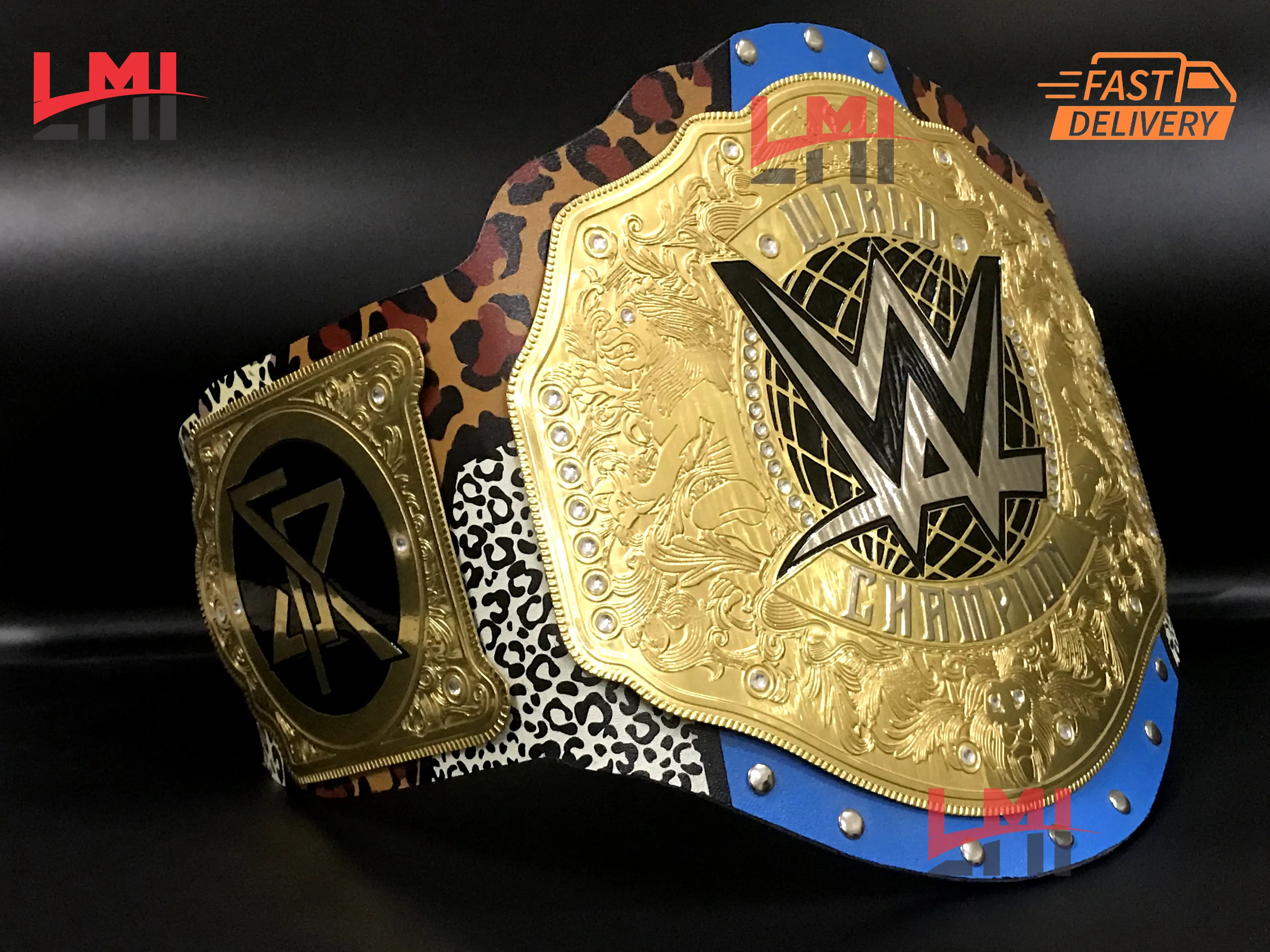 Seth Rollins Custom World Heavyweight Championship Belt 2mm Brass - LMI Championship Belts