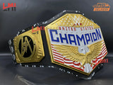 WWE La Knight Signature United States Championship Belt Replica Title Wrestling Belt 4mm - LMI Championship Belts