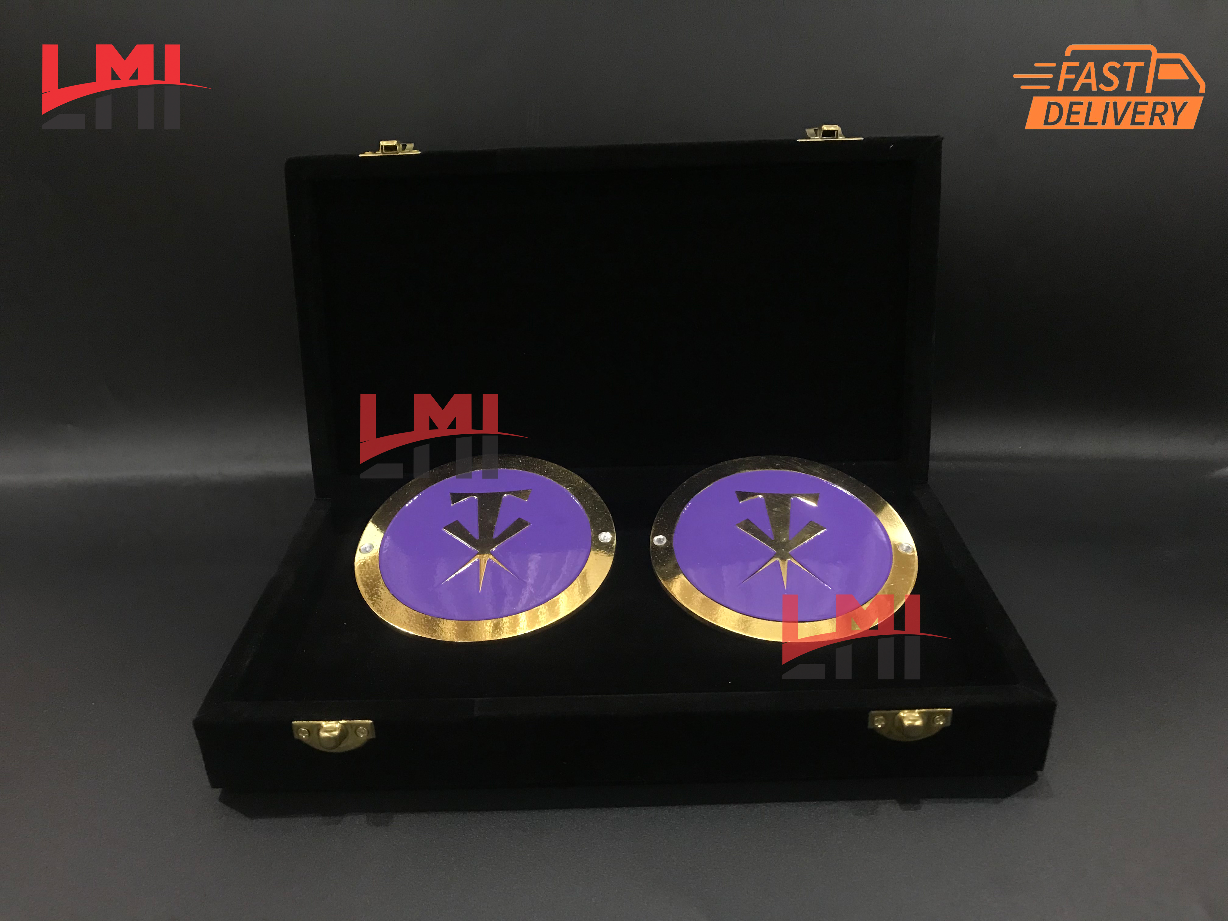 WWE The Undertaker Signature Black Side Plates 4mm 